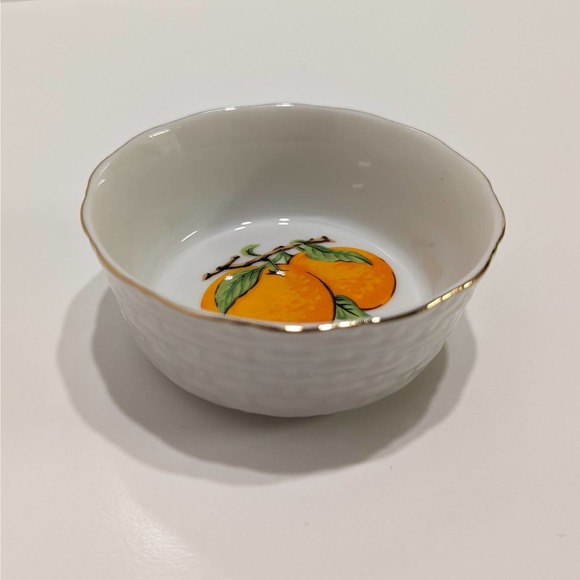 John Wagner and Sons Orange Marmalade Jelly Dessert Dish Set with Spoon Vintage - Picture 10 of 11